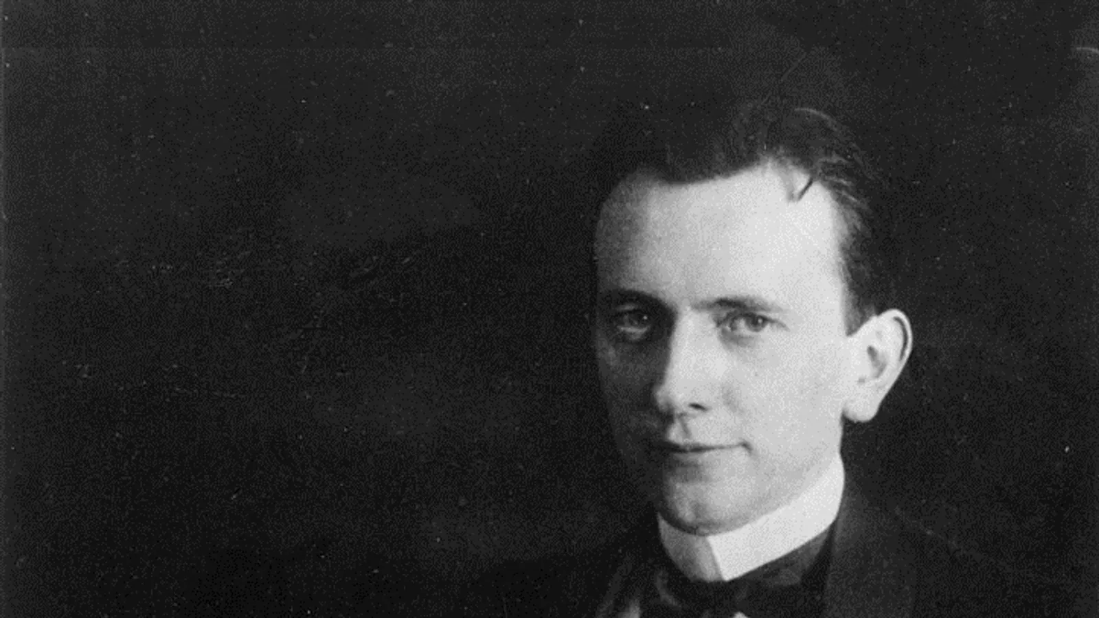 Portrait of philosopher Karl Jaspers in 1910.