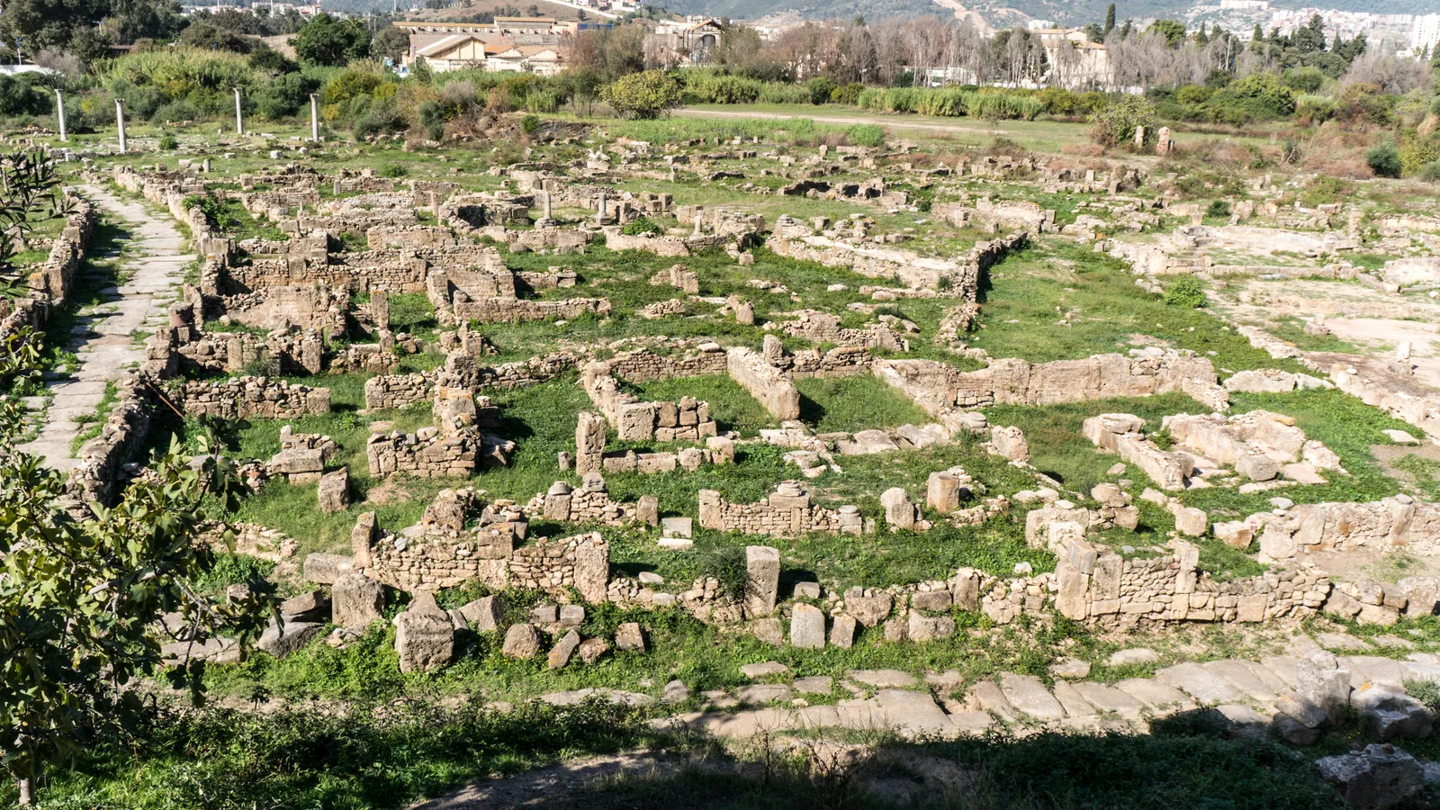 Photograph of the ancient ruins of Hippo Regius in northeastern Algeria.