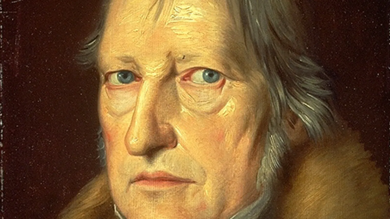 Painted portrait of G.W.F. Hegel, three-quarter view, 1831.