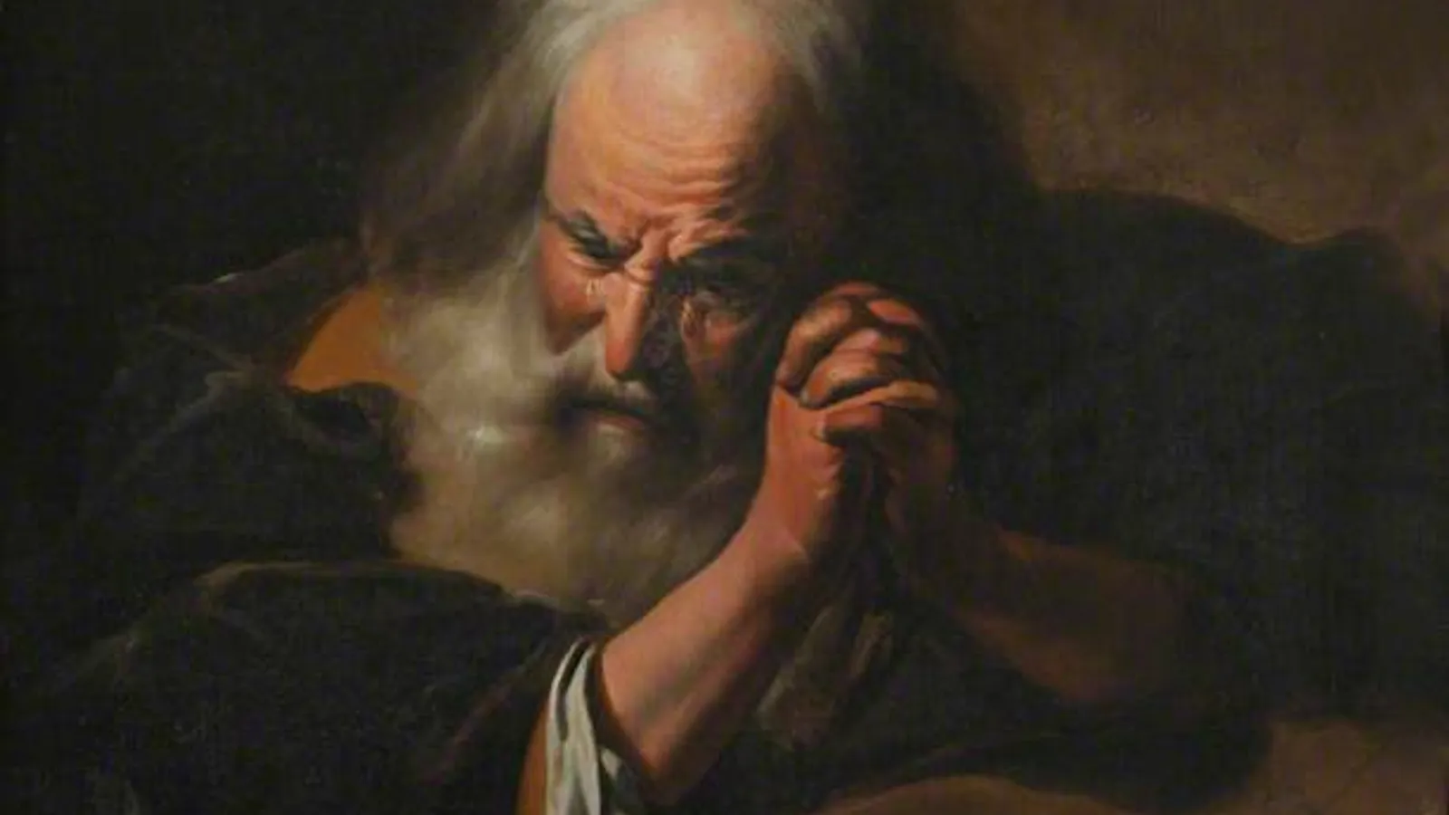 Seventeenth-century portrait of Heraclitus as the weeping philosopher.