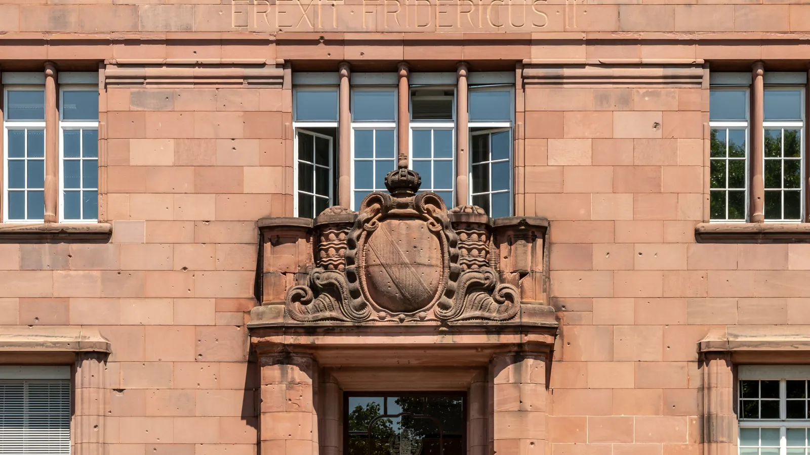 The Kollegiengebaude I of the University of Freiburg, the philosophy building where Husserl and Heidegger had their offices.