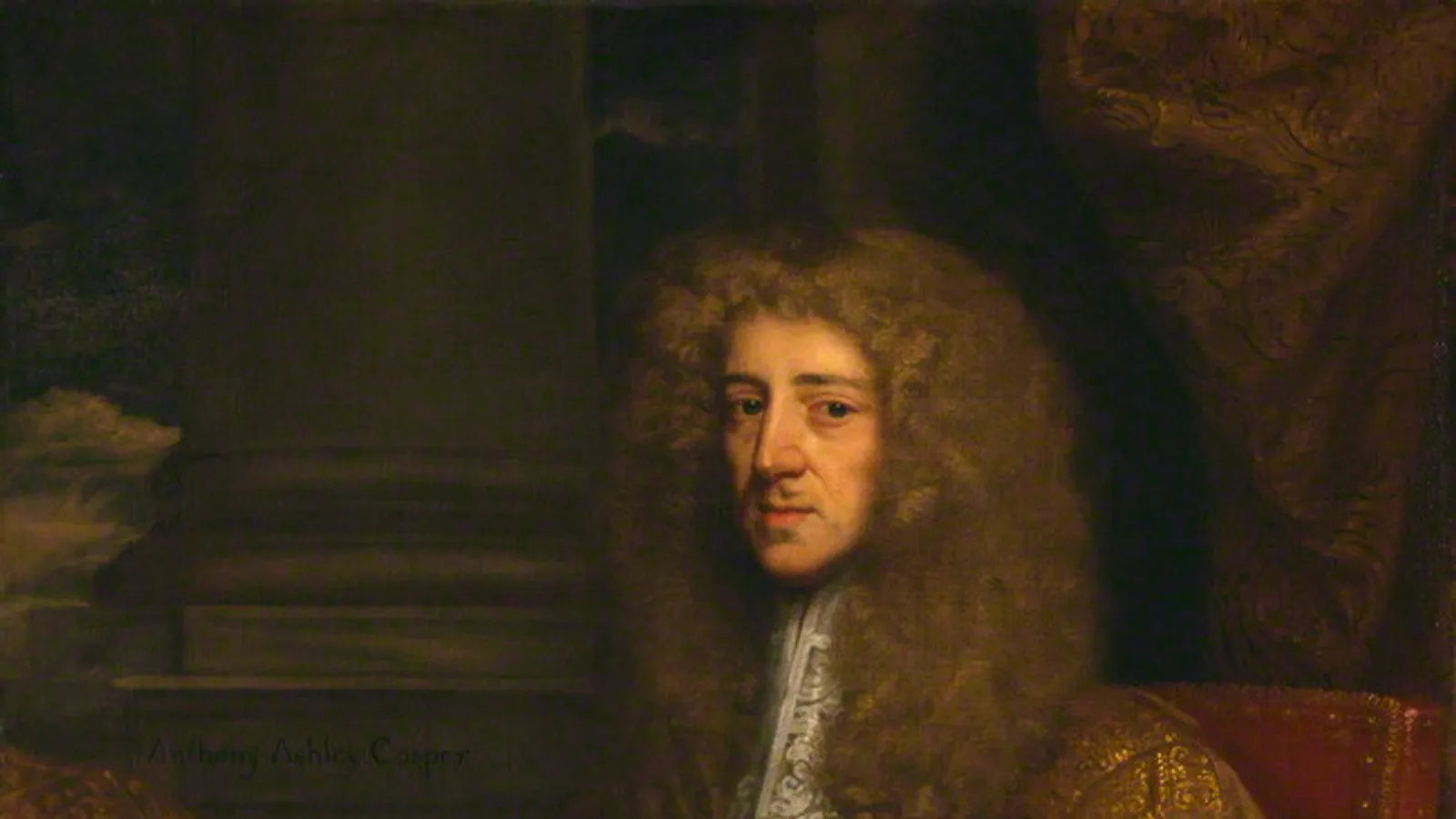Seventeenth-century portrait of Anthony Ashley Cooper, 1st Earl of Shaftesbury.