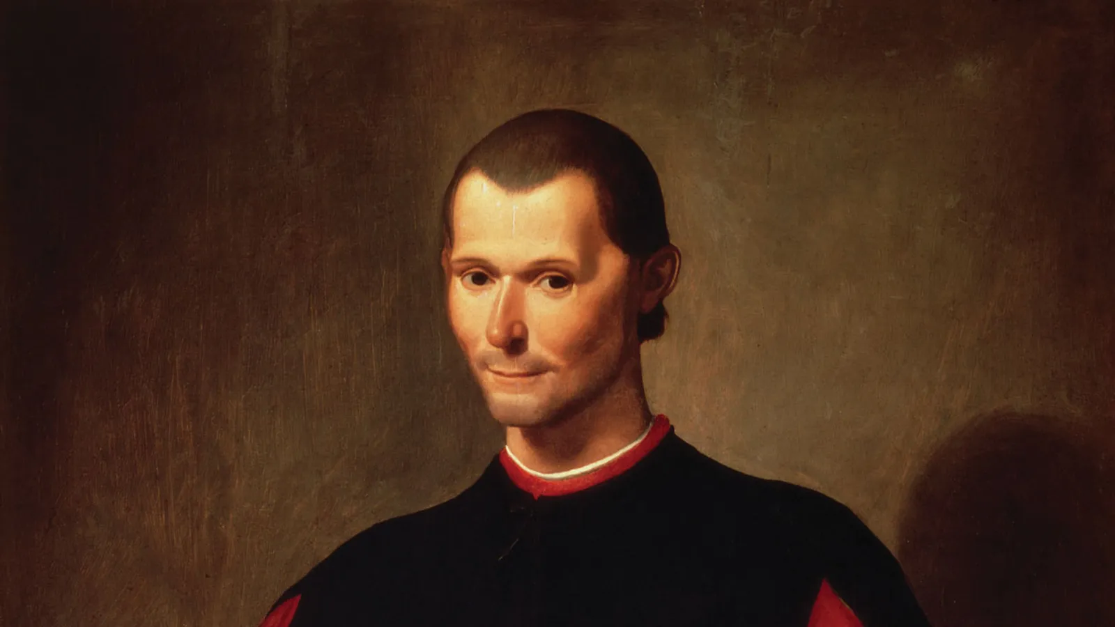 Posthumous portrait of Niccolo Machiavelli by Santi di Tito.