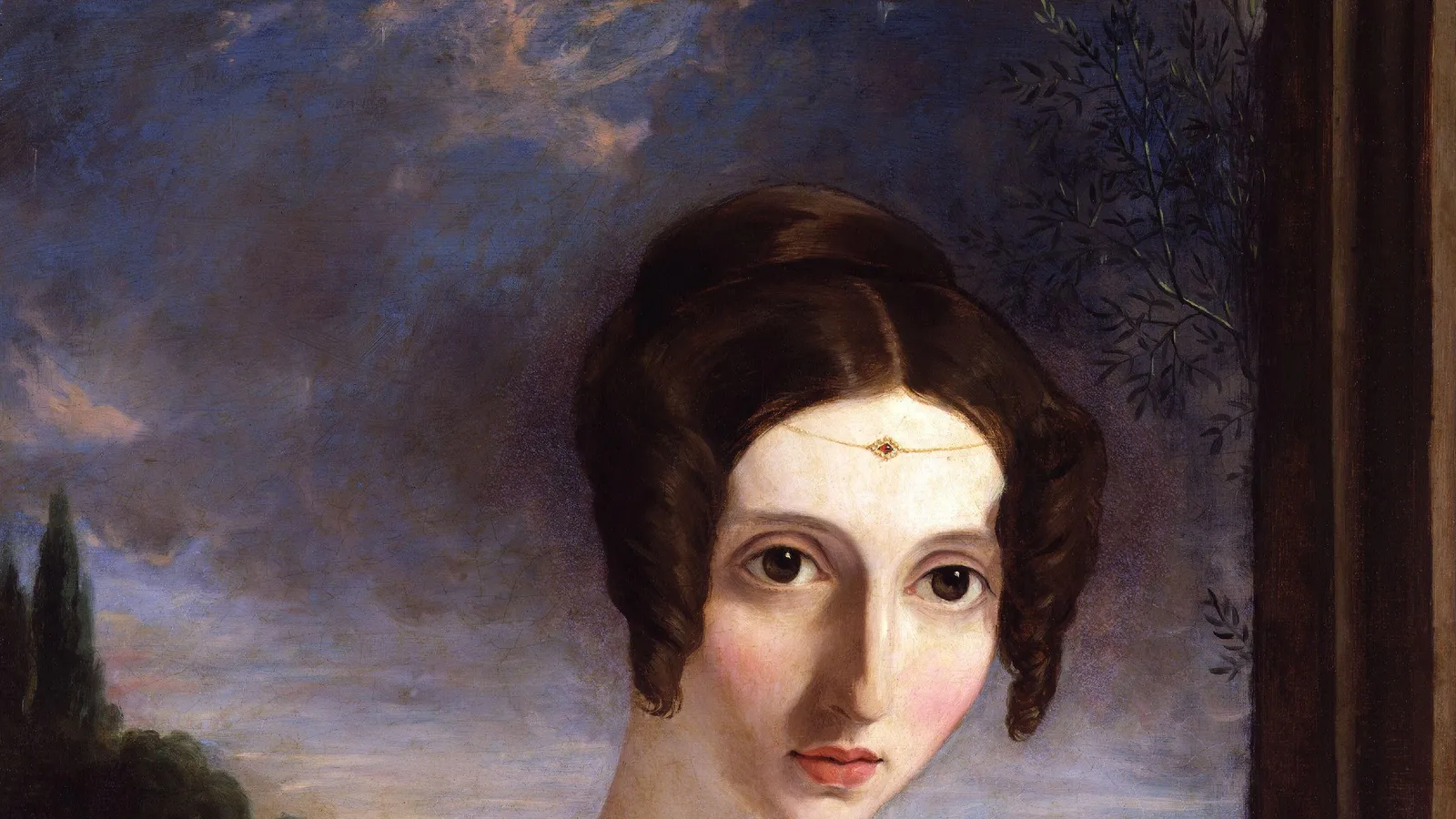 Portrait of Harriet Taylor Mill.