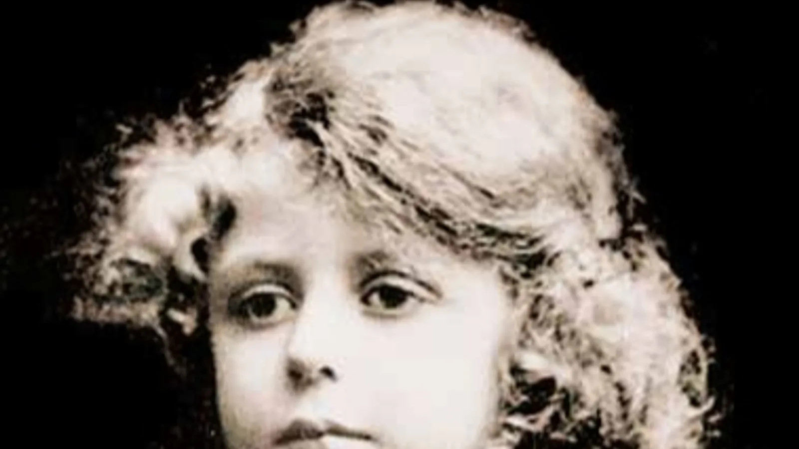Photographic portrait of Jean-Paul Sartre as a young child, circa 1910.