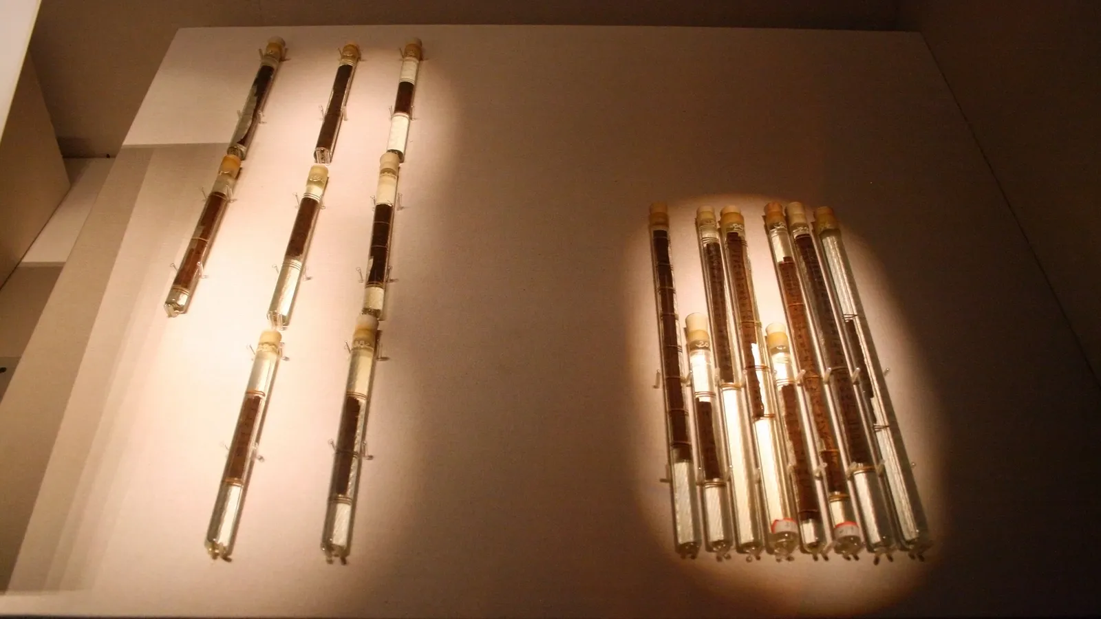 Bamboo slips of the Sunzi Art of War from the Yinque Mountain Han tomb.